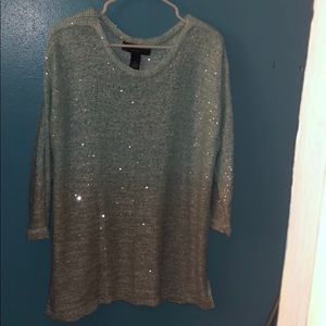 Ombré sequence sweater